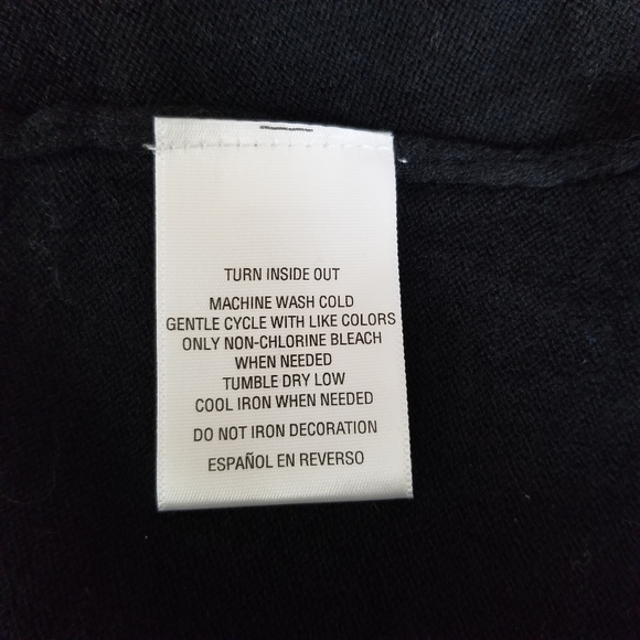 Style & Co. Script/Snowflake Asymmetric Tunic 0X - Picture 4 of 4